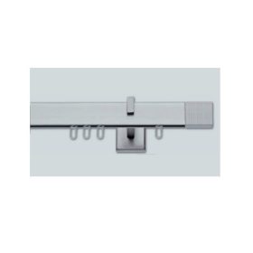 Egysoros Square Line profil, inox 120 cm
