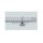 Egysoros Square Line profil, inox 120 cm