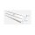 Kétsoros fehér mennyezeti függönysín, 300 cm (szerelékcsomag nélkül)