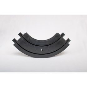   Összekötőív belső 2 soros mennyezeti sínhez, fekete,1db/csomag