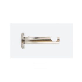   Egysoros karnistartó 16 mm (Europa)  karnishoz, inox, 1db/csomag