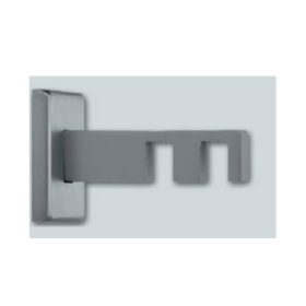 Inox Square line tartó kétsoros, rövid, 1 db/csomag 