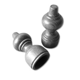 28 mm Végzáró - szürke 2 db/csomag