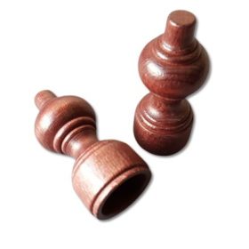 28 mm Végzáró - mahagóni 2 db/csomag