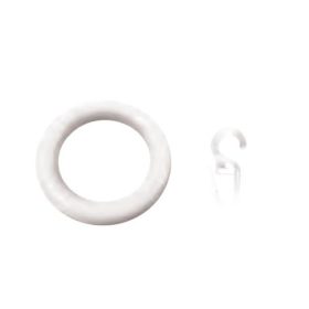 28mm FILIGRANO Karika+ráncszedő,fehér, 10db/cs