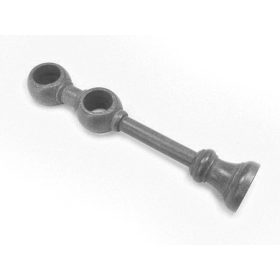 28 mm Kétsoros tartó - szürke